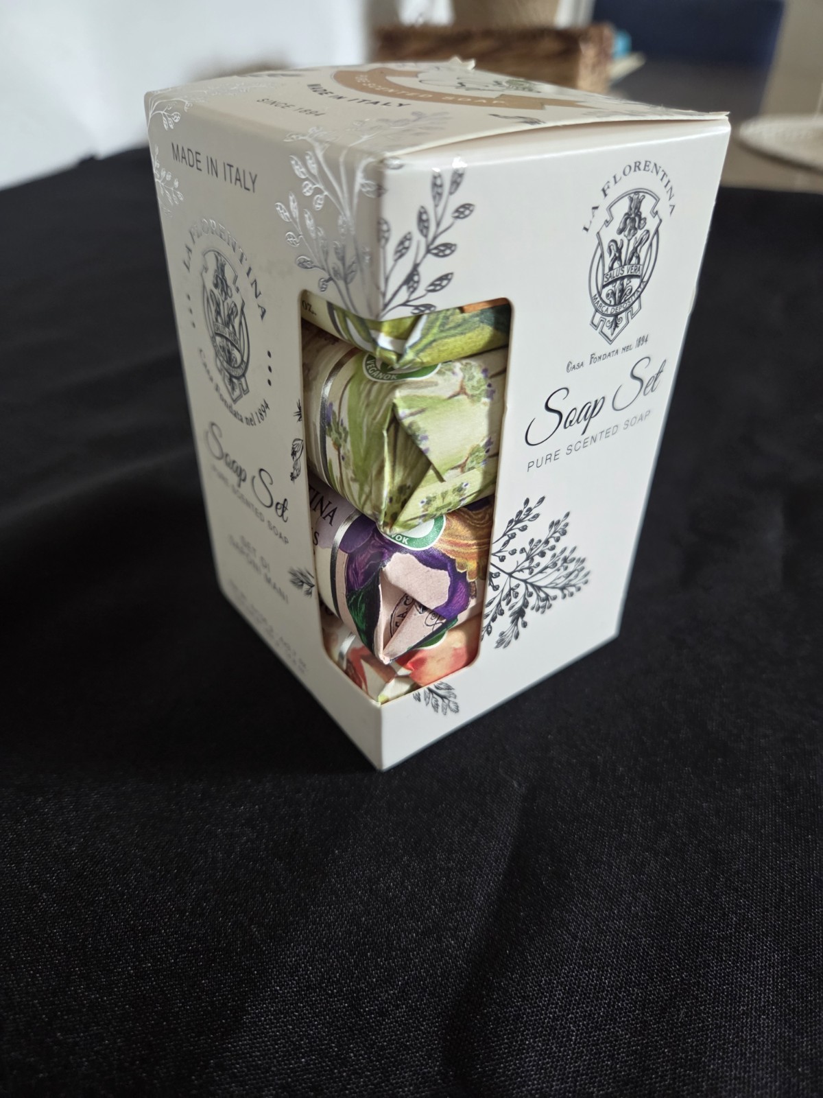La Florentina Vegan Assorted Soap Set 4x100g Lavender Made in Italy