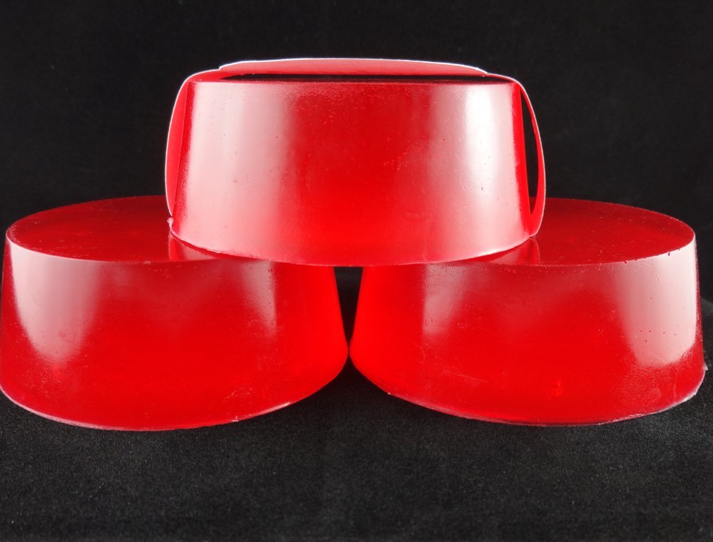 VAMPIRE Blood Orange Shave Soap Unisex Glycerin Bar Essential Oil Halloween