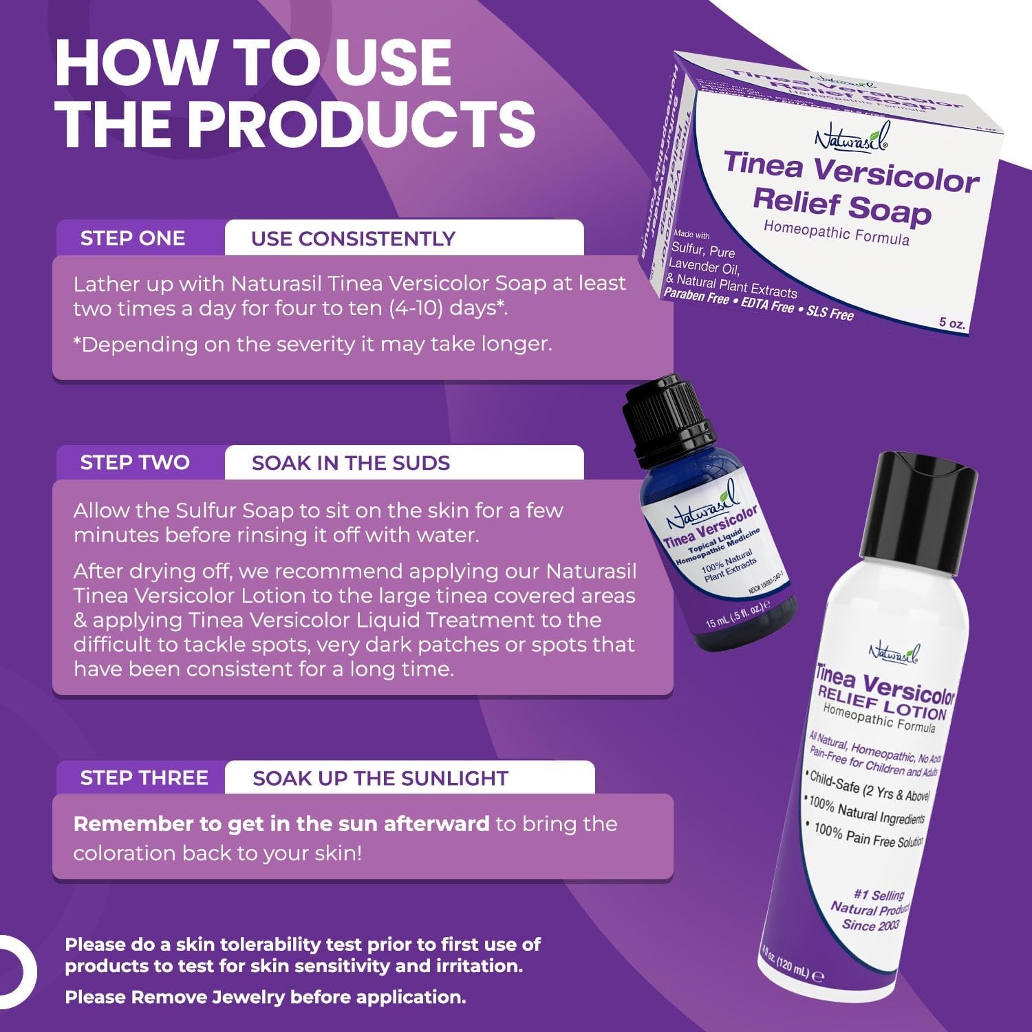Natural Tinea Versicolor Soap 2-Pack | Lavender Scent, Skin Soothing Formula
