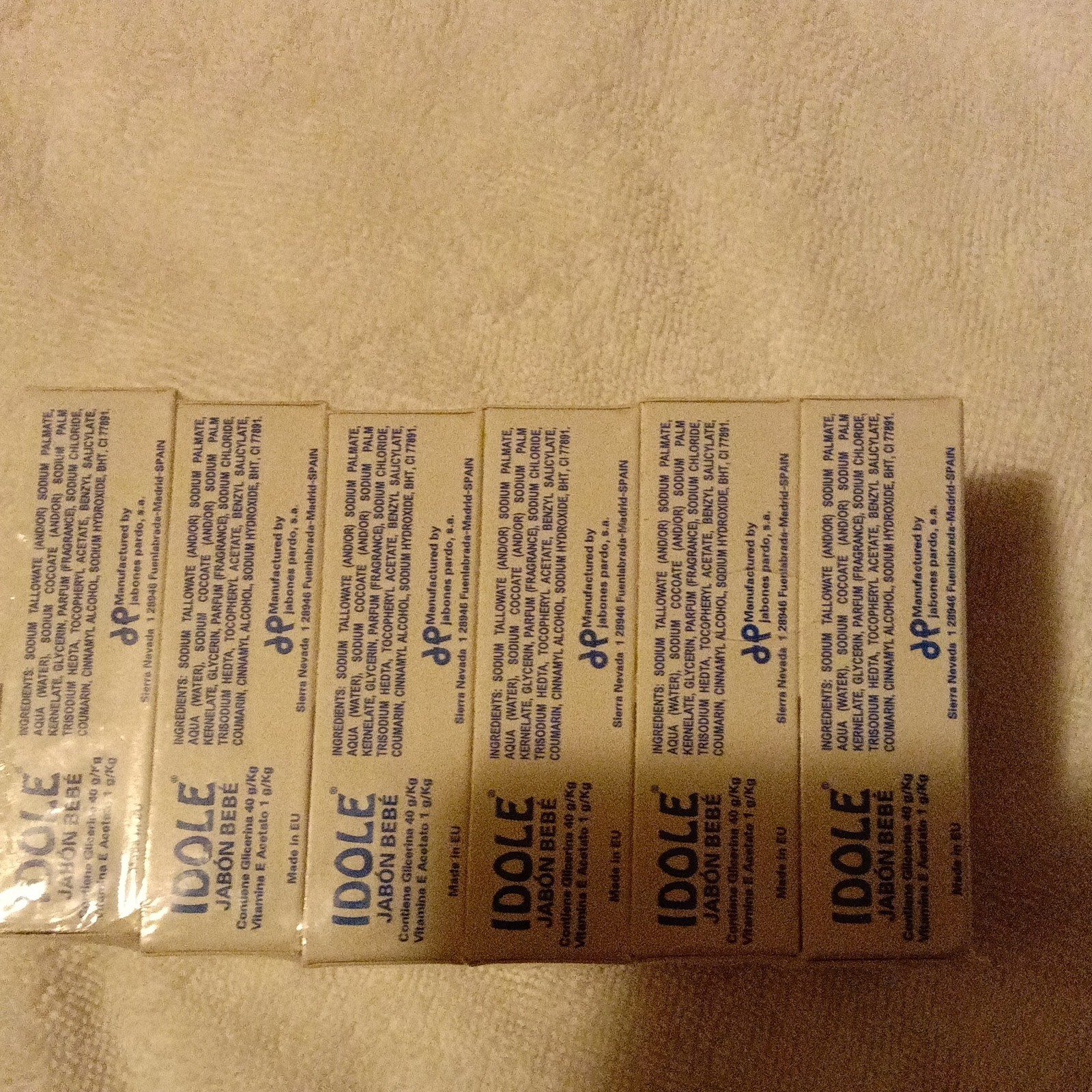 Idole Jabón Bebé Baby Soap Multipack 100g Bars w/ Glycerin & Vitamin E