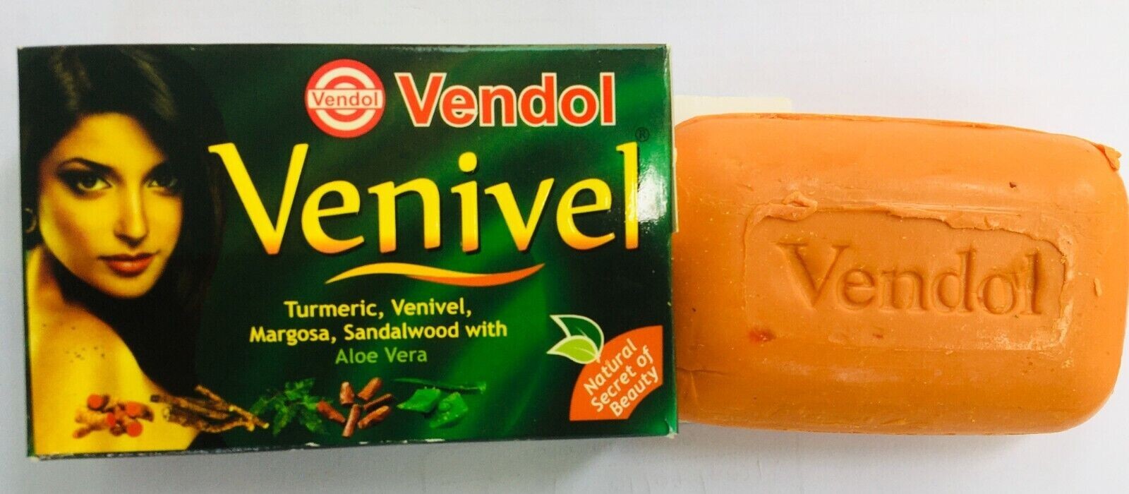 VENDOL VENIVEL Herbal – 80g Ayurvedic Beauty Soap Pure NATURAL From Sri Lanka