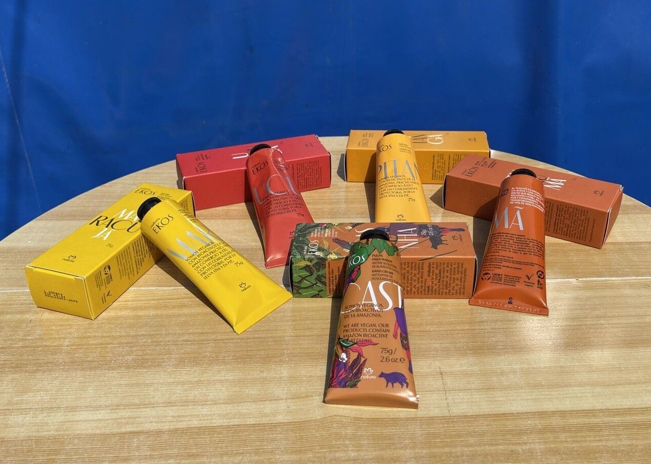 Natura EKOS CASTANHA,MARACUJA,PITANGA,TUKUMA Hand Cream 75g/2.6oz Exp 03/24 New