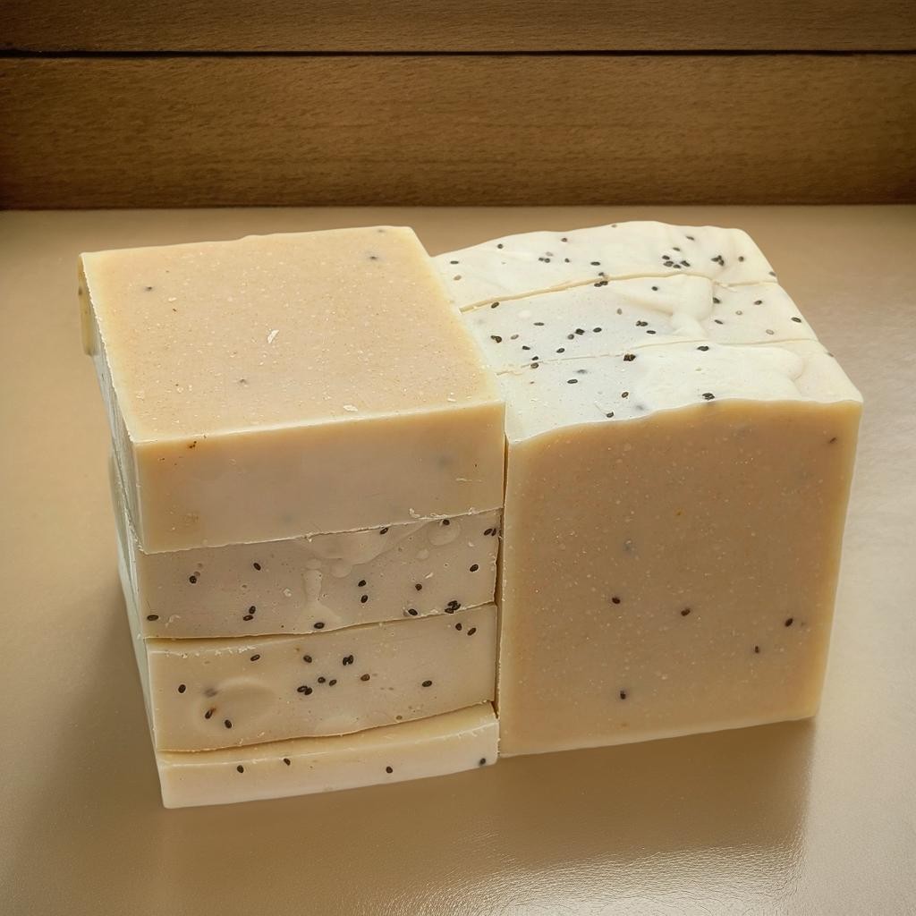 Sunflower and Chamomile Essential Oil – Poppy & Petal Exfoliating Bar