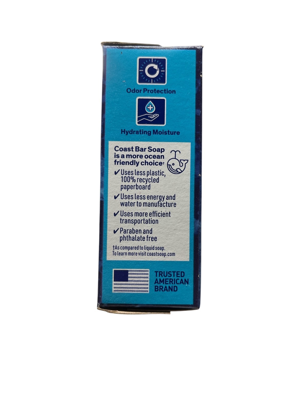 Coast Classic Scent Deodorant Soap Bar, 4 oz Each, Original Eye Opener Pack of 4