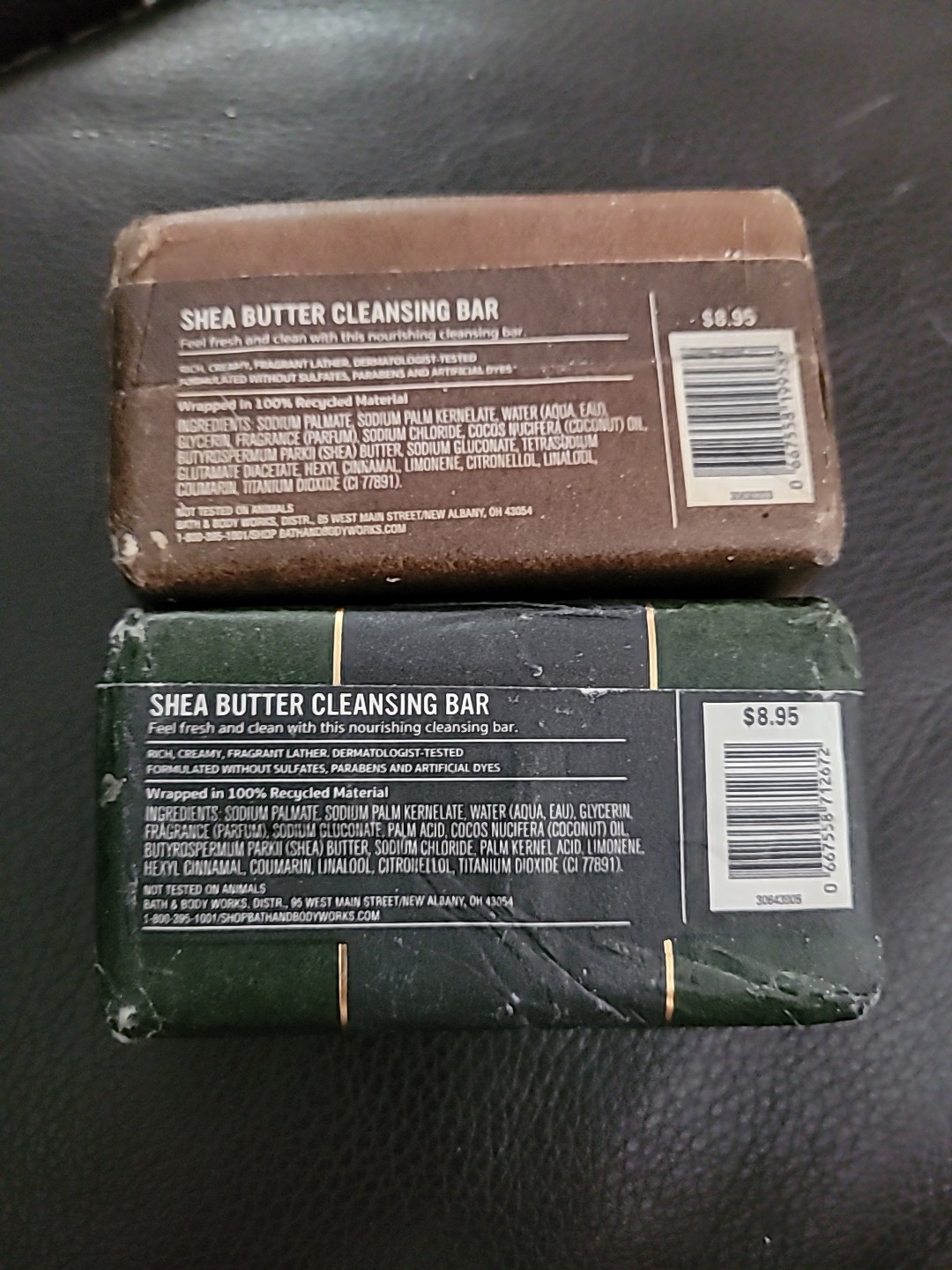 Bath Body Works Woodlands Shea Butter Bar Soap & Mahogany Teakwood Shea Butter