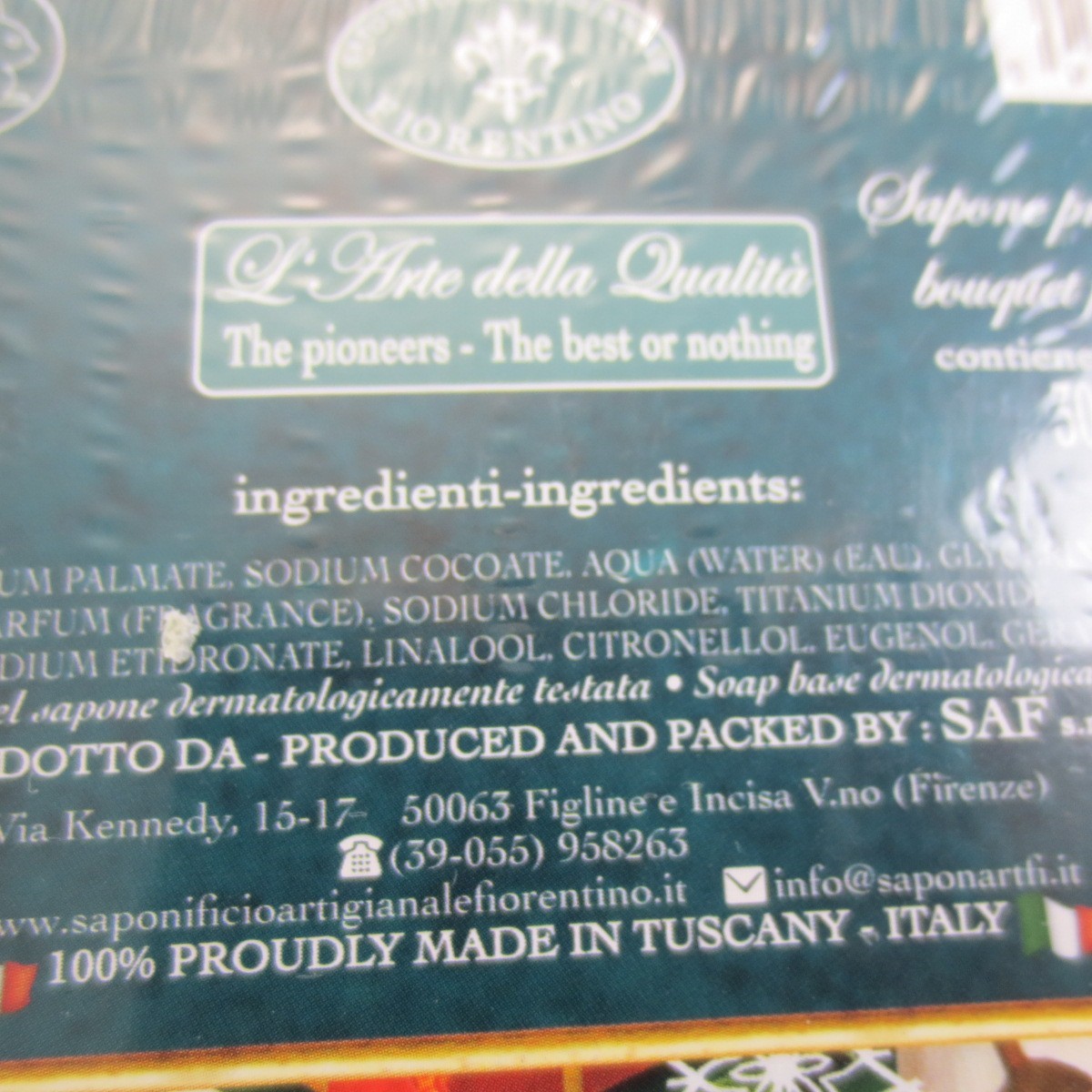 La Saponeria Firenze Merry Christmas Soap 10.5 oz Tuscany Italy Gift Box NIB