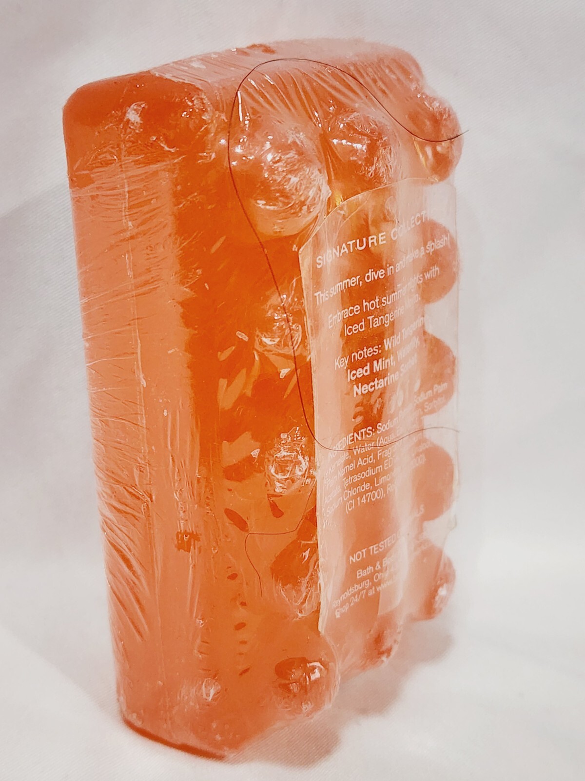 Bath & Body Works ICED TANGERINE MOJITO Glycerin Bar Soap Body 5.2 oz/147g New