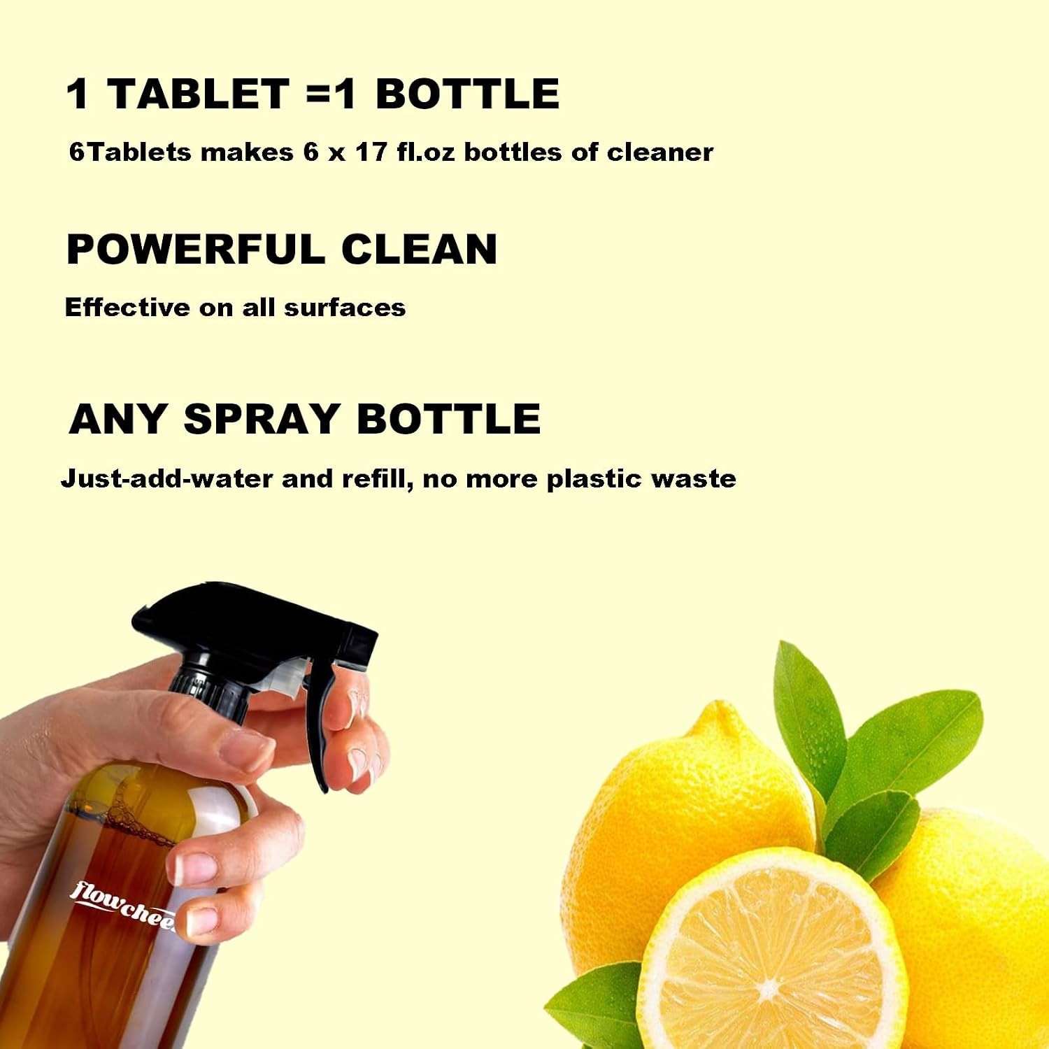 Lemon Scent All Purpose Multi Use Household Cleaner Starter Kit
