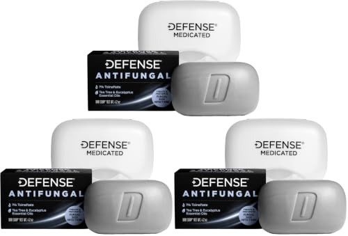 Natural Defense Antifungal Bar Soap – Jock Itch & Ringworm Relief – 4.2 oz
