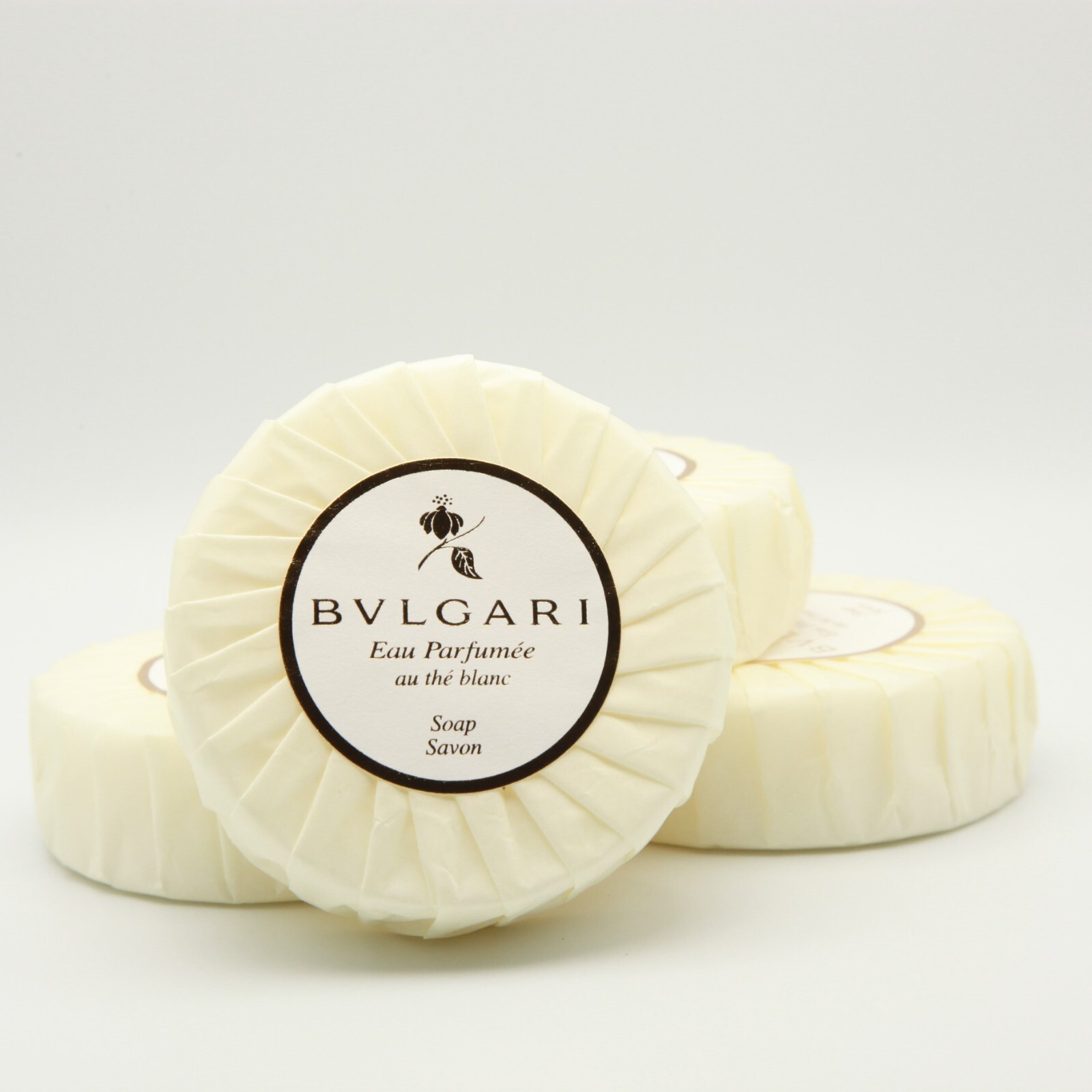 BVLGARI au thé Blanc ( White Tea ) Soap – 1.7oz / 50g Pack Of 8 NEW