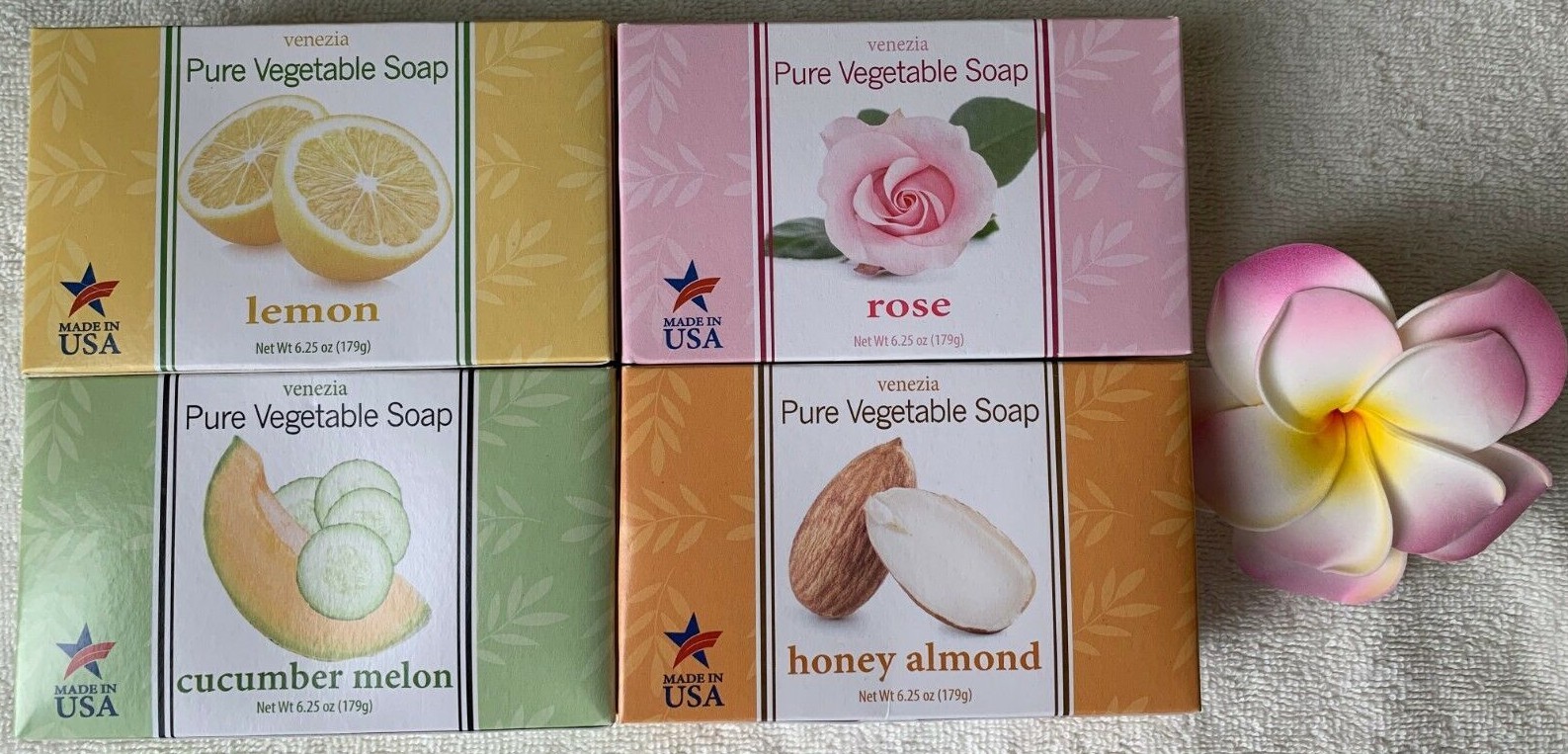 VENEZIA***Pure Vegetable Soap***chOOse yOUr scEnt(s)~~~FULL SIZES~~~NEW-~~SEALED