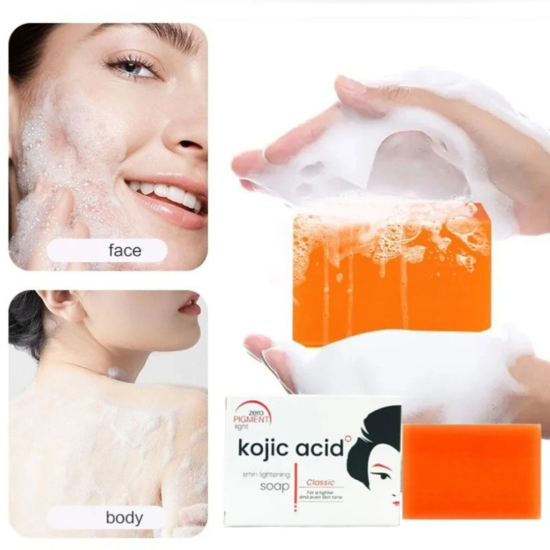 2x Kojic Acid Soap 100g Face & Body Brightening Cleansing Skin Care Bar
