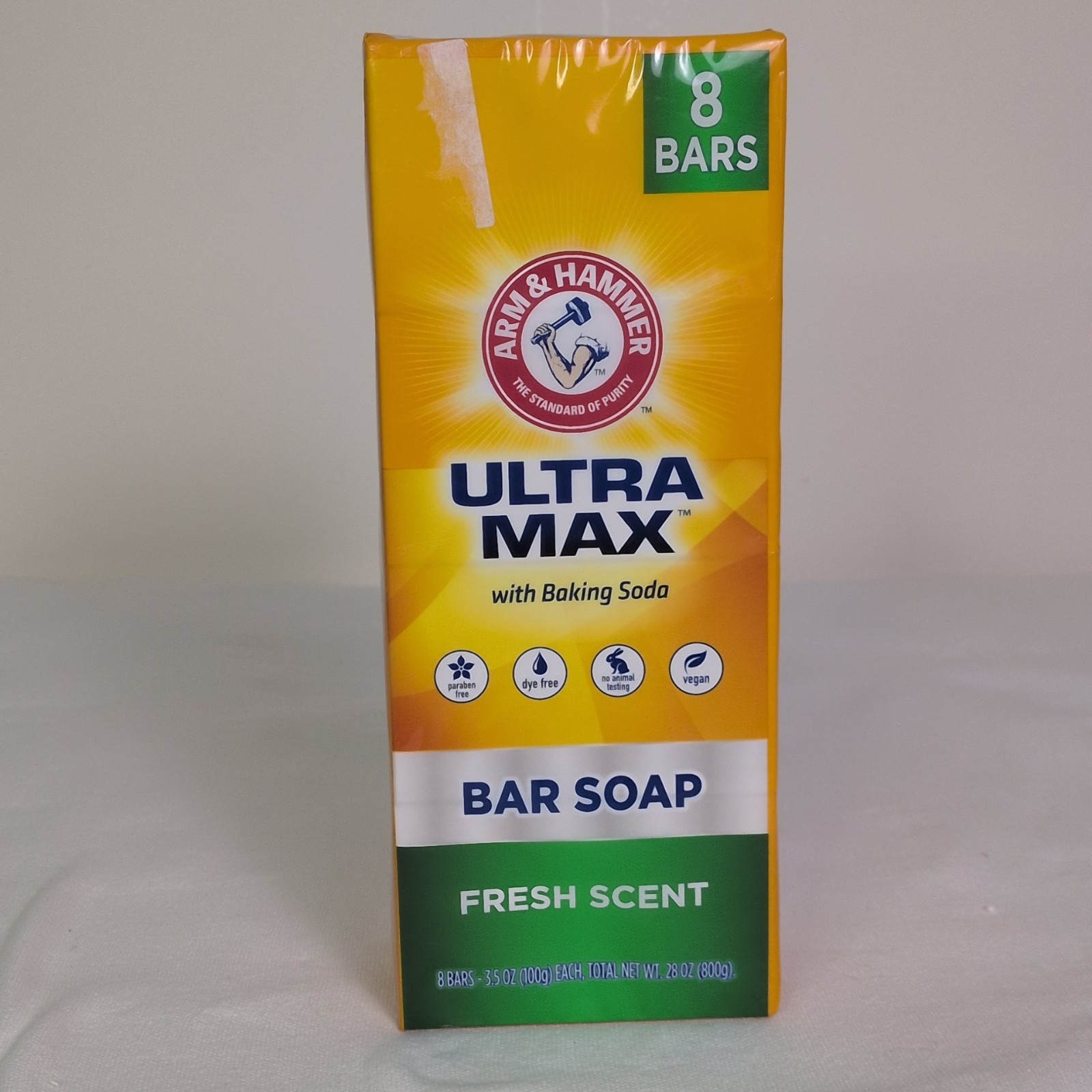 Arm & Hammer Ultra Max Bar Soap FRESH SCENT 8 BARS 3.5 oz Each New SEALED