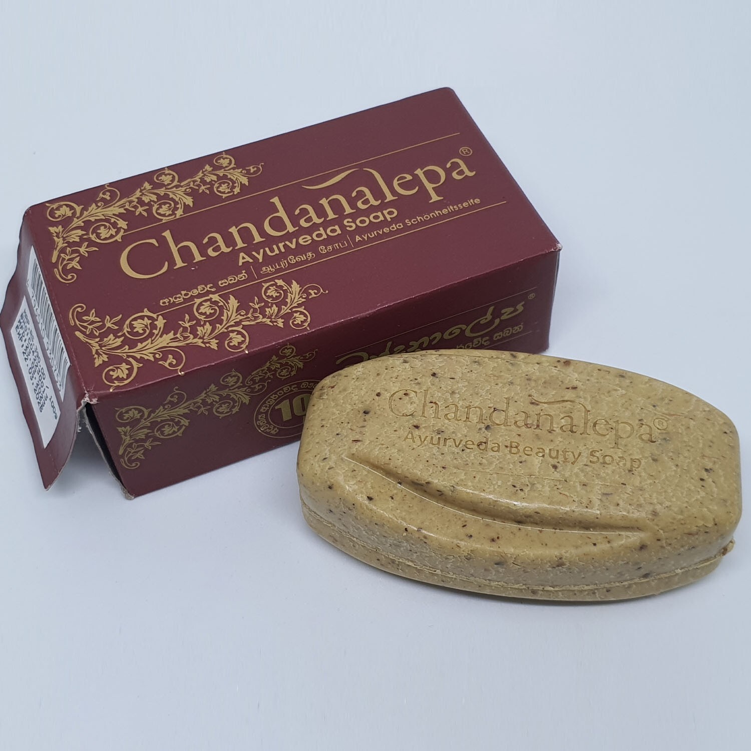 Chandanalepa Ayurveda Herbal Beauty Soap 100g Natural Health Body Skin Cleaning