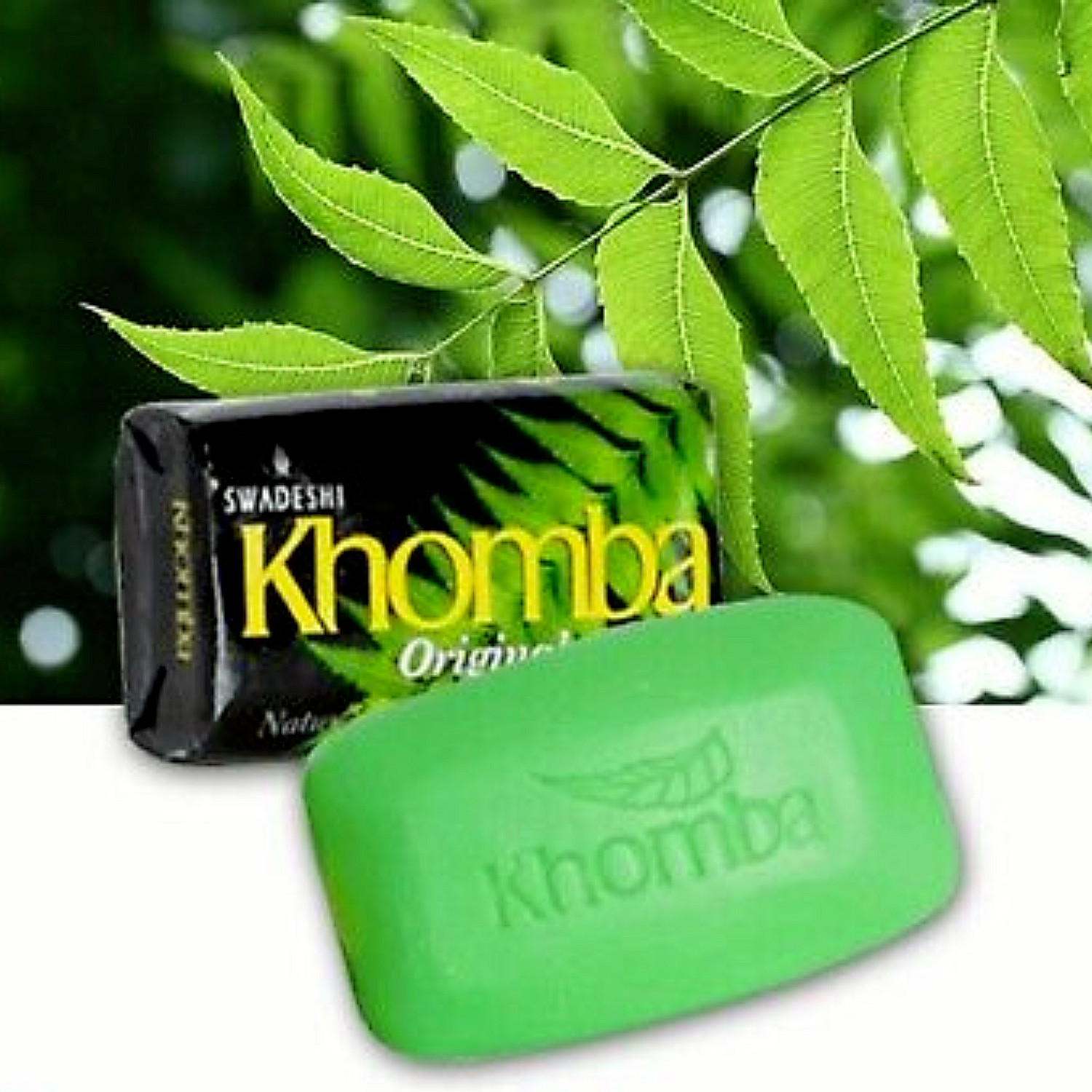 Swadeshi Neem(Khomba) Soap 100% Natural Beauty Herbal Ayurvedic SkinCare 90g NEW