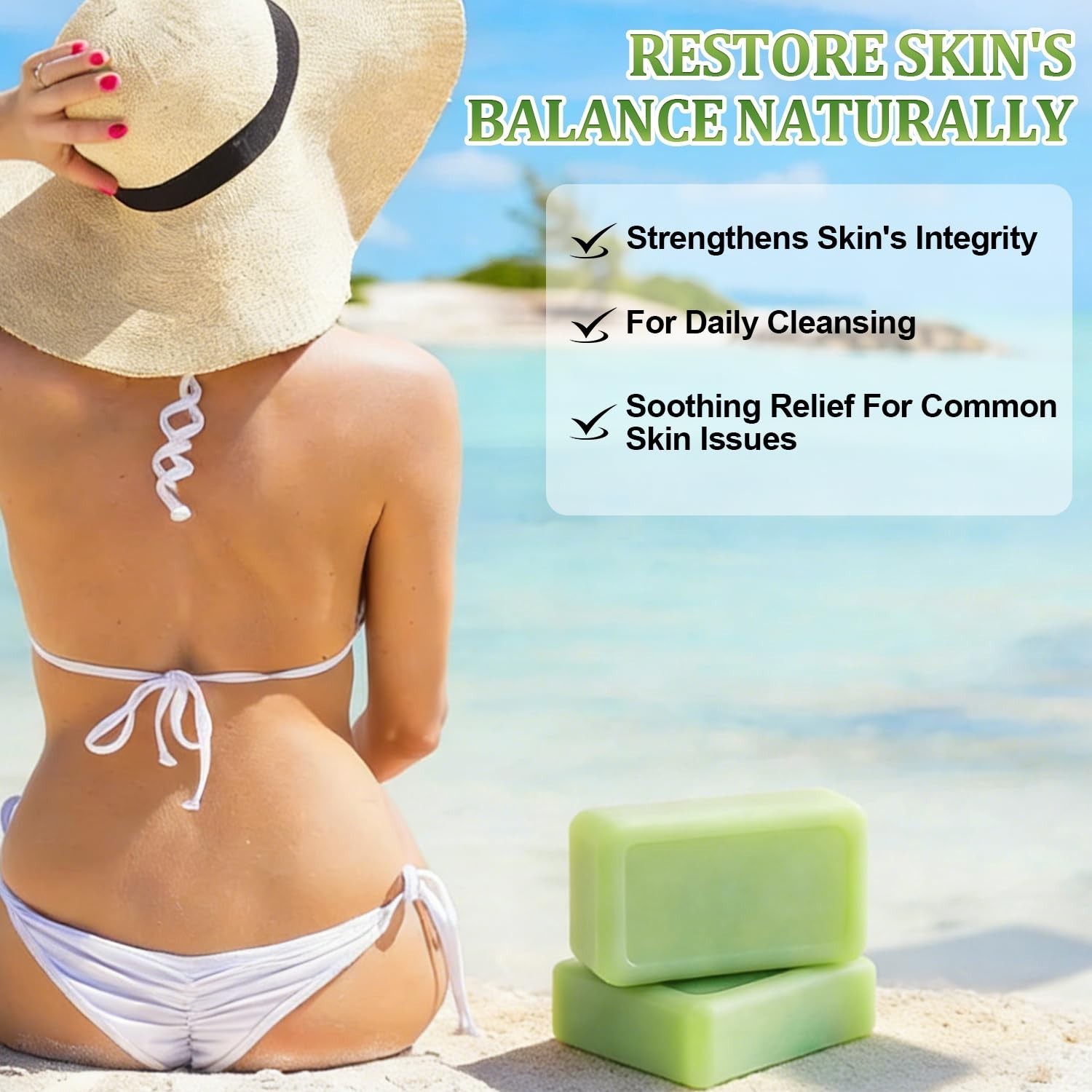 2pc Antifungal Relief Soap Bar with Oil, Anti Fungal Skin Soap for Healthy Feet