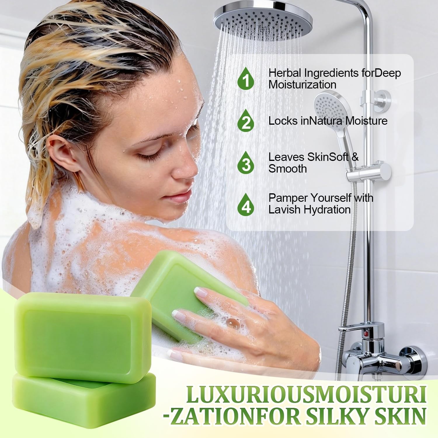 2pc Antifungal Relief Soap Bar with Oil, Anti Fungal Skin Soap for Healthy Feet