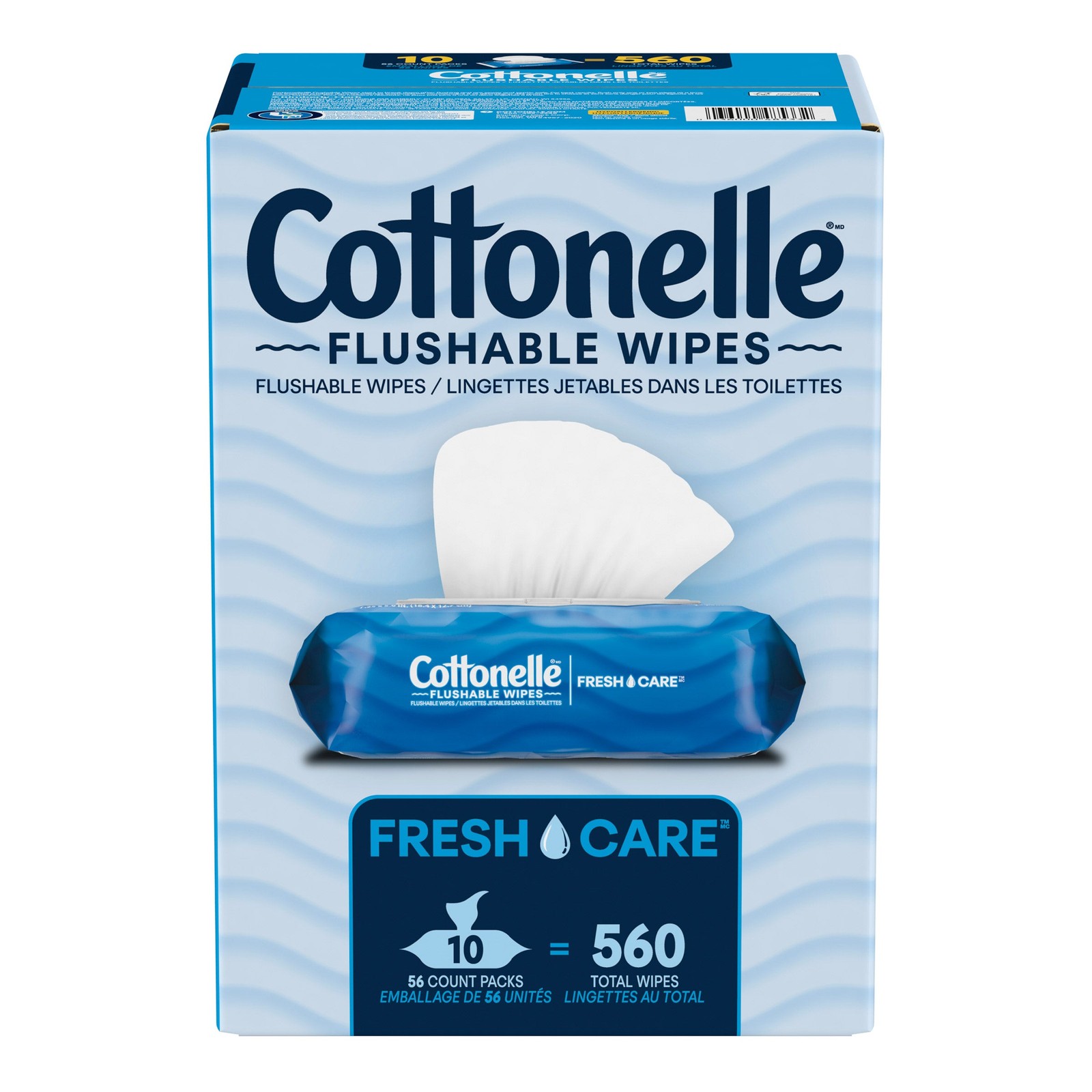 Cottonelle Flushable Wipes 560 ct