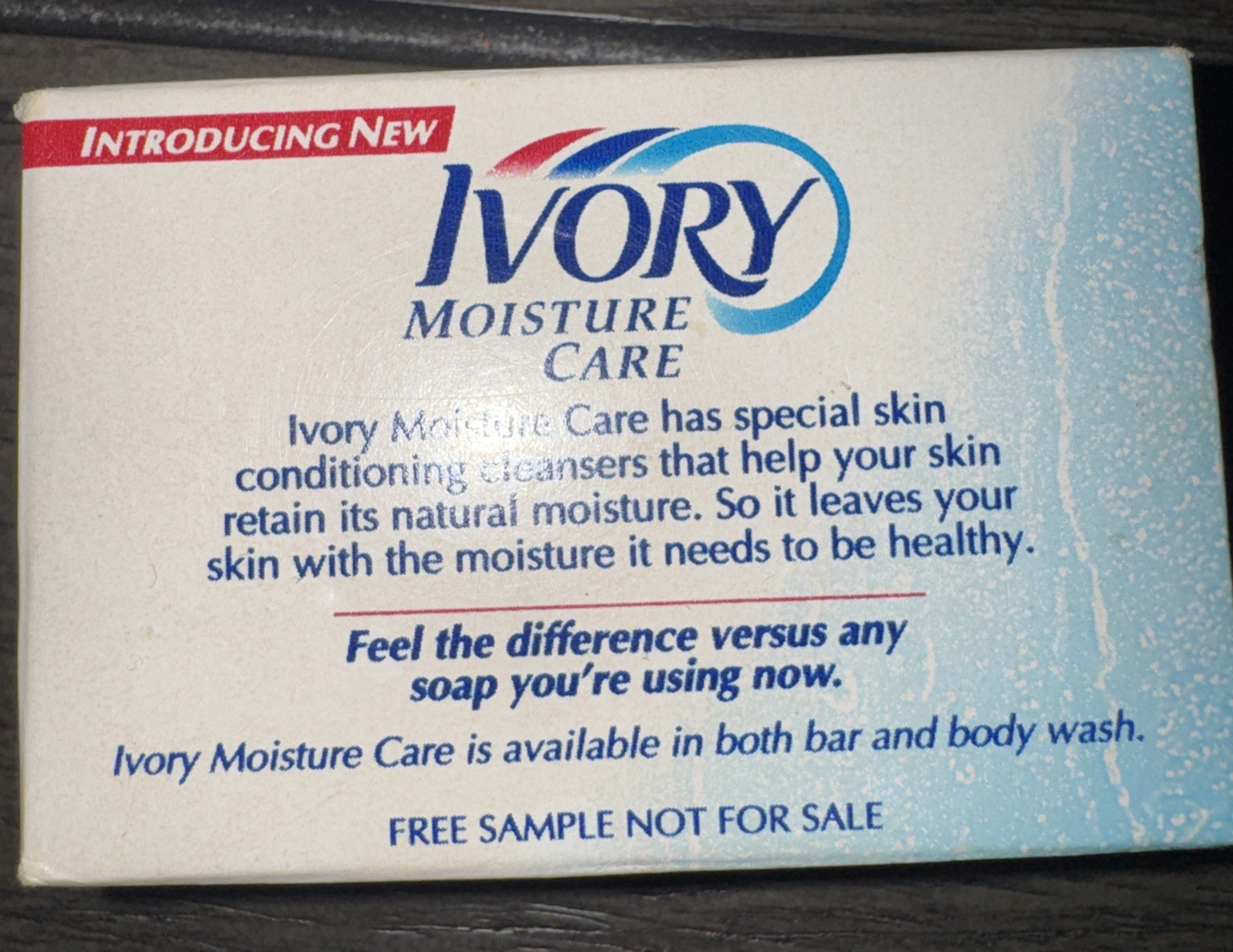 Ivory Moisture Bar 2.0 Oz (55g) Sample New In Box