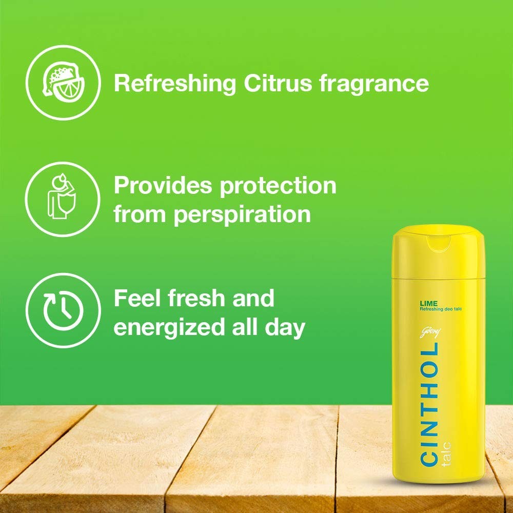 Lime Refreshing deo Talc 300gm