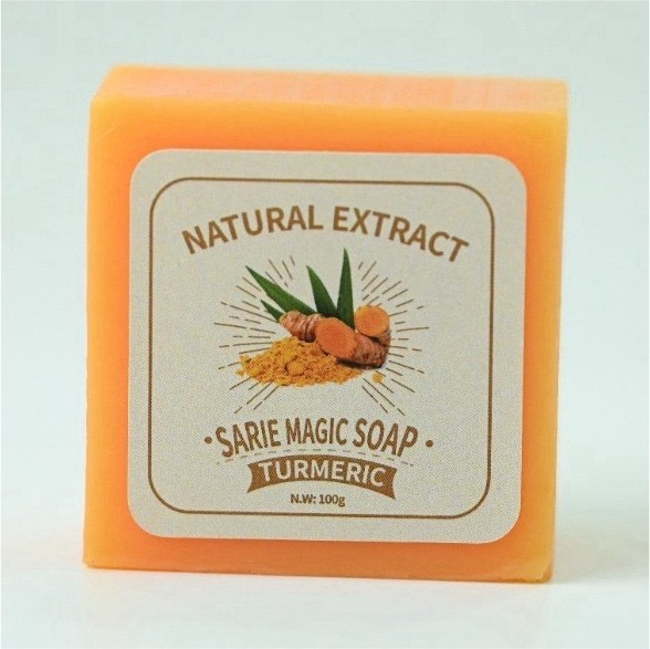 3pcs Turmeric face soap Natural Extract Assorted Bar Soap Turmeric