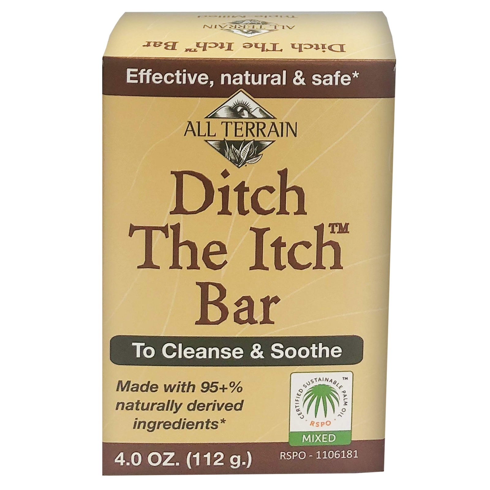 All Terrain Natural Ditch The Itch Outdoor Itch Relief Cleanse, Soothe and