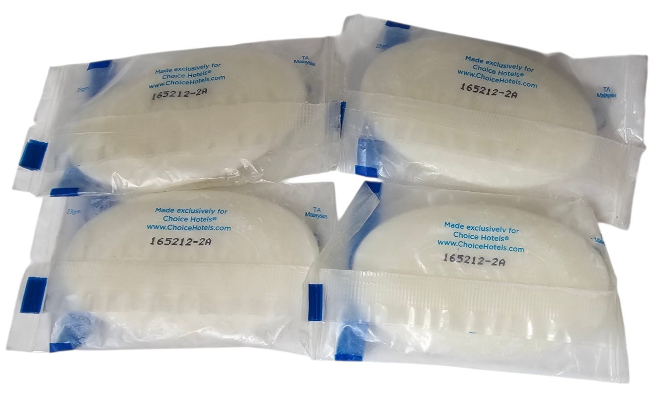 12 Assorted Hotel Resort Travel Size Bath Soaps Shower Cap Shampoo Conditioner