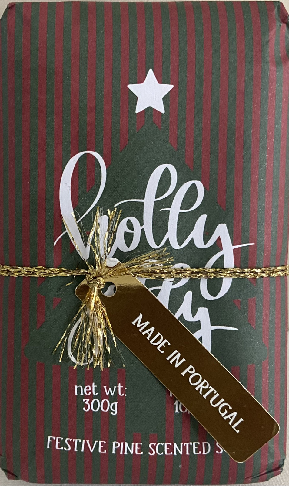 New! Castebel FESTIVE PINE Fragranced Bar Soap Made In Portugal (10.5 OZ)