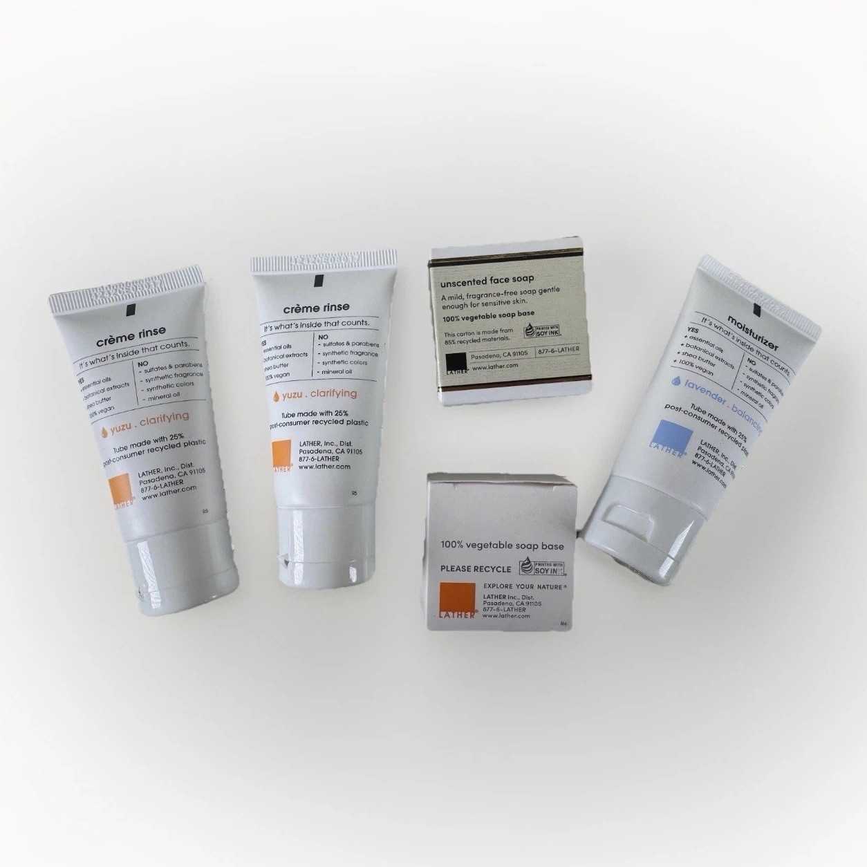 Lather Modern Apothecary 5 Piece Skincare Lot New