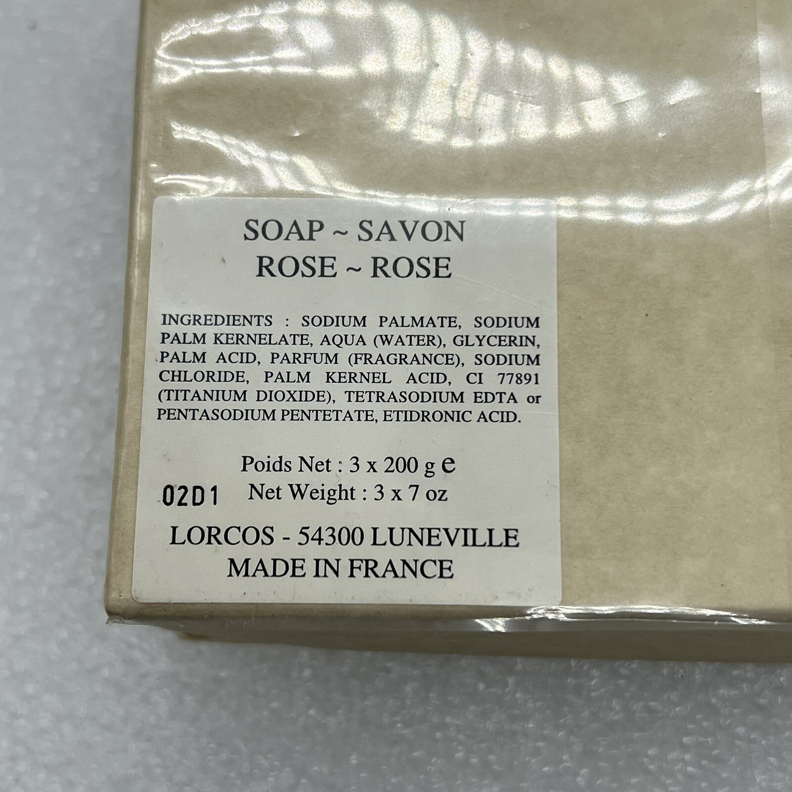Art Soaps Savons d’Art Van Gogh 3 Soaps Rose Gift Box Van Gogh Sunflowers France