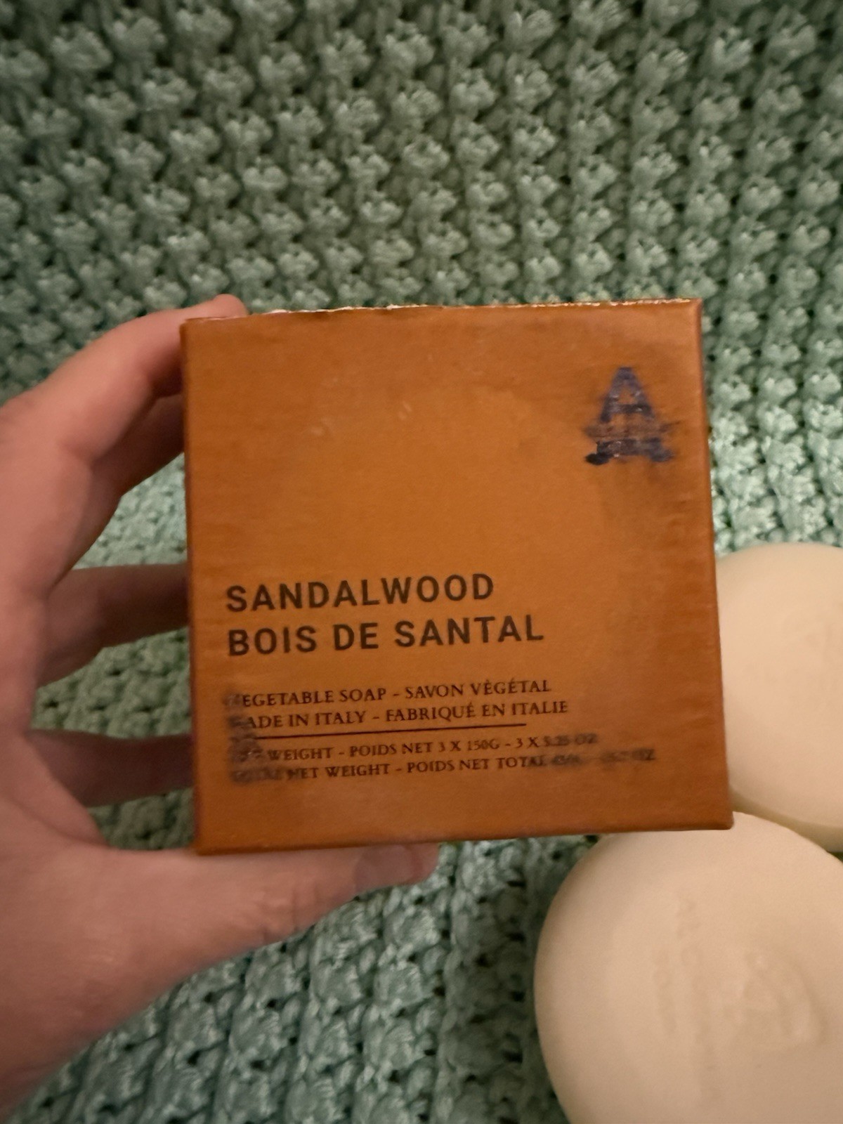 Alchimia Soap Sandalwood Vegetable Soap Bars Multipack 3 Made in Italy
