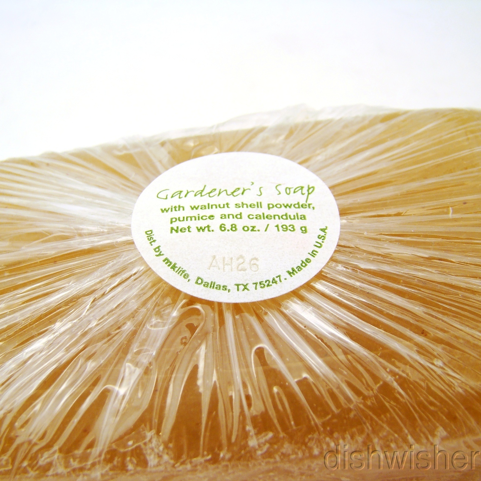 MK Life (Mary Kay) Calendula GARDENER’S SOAP Bar & Brush 6.8 oz 193 g NEW NWOB