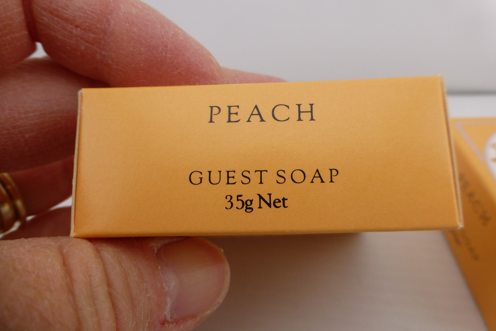 Brown’s Peach Guest Soap 35g Net Bar 2-Pack Hand Finished Made in Australia B2
