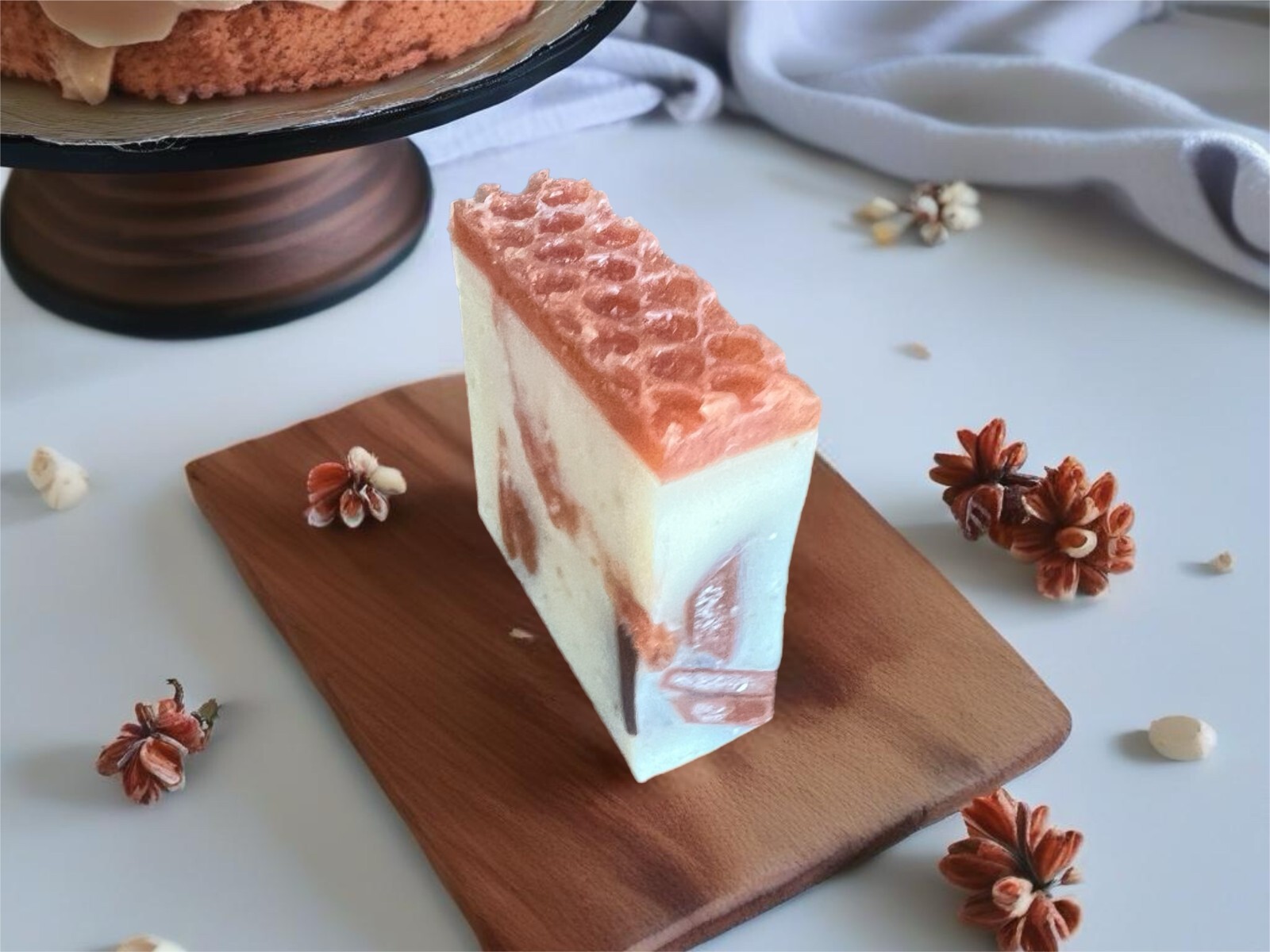 Klevij Vanilla Honey Comb Artisan Cold Process Soap
