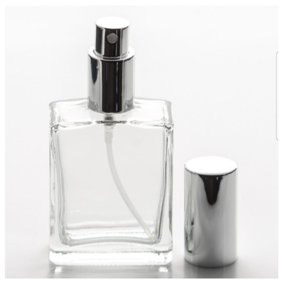 Refillable Perfume Spray Glass Atomizer Empty Bottle Flat/Diamond /Frosted Shape
