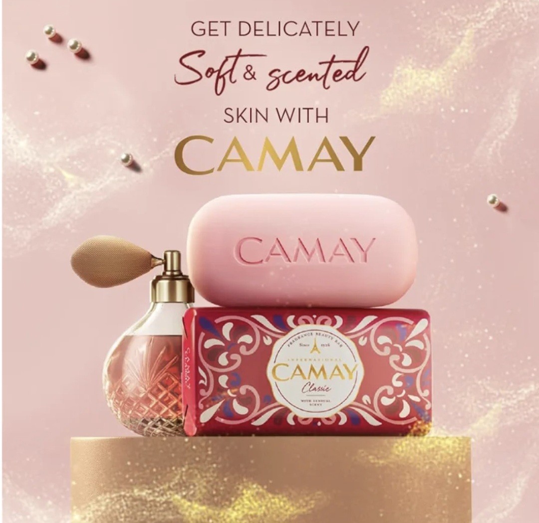 ❤️ CAMAY ❤️ (3-BARS) 4.40 Oz 🥀🫧 ●CLASSIC● 🌹🫧 With •Sensual Scent Bars 🫧.