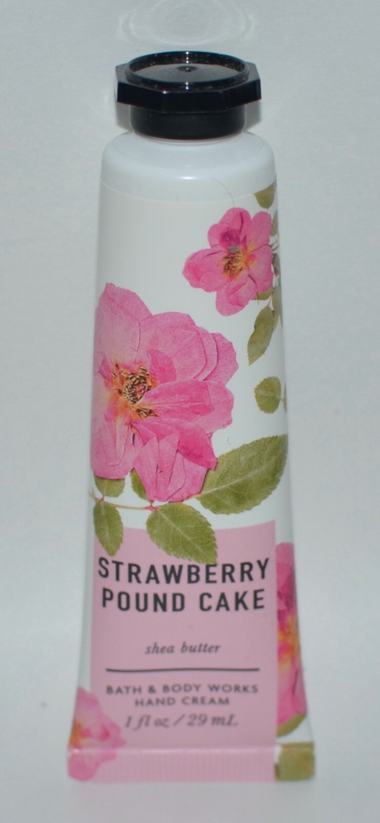 1 BATH BODY WORKS STRAWBERRY POUND CAKE HAND CREAM LOTION SHEA BUTTER 1OZ TRAVEL