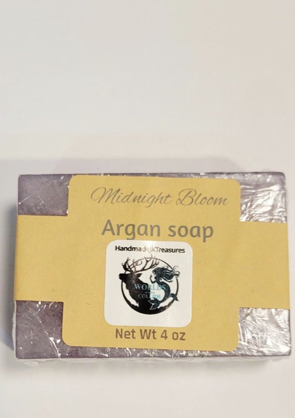 Hand-poured Argan Soap non-comedogenic 4 oz bars various scents