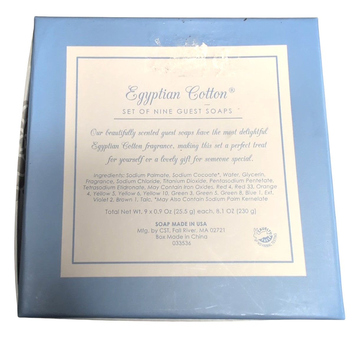 Lot (2) Premium Guest Soaps Sapone Italian & Egyptian Cotton USA 13 Bars NIP