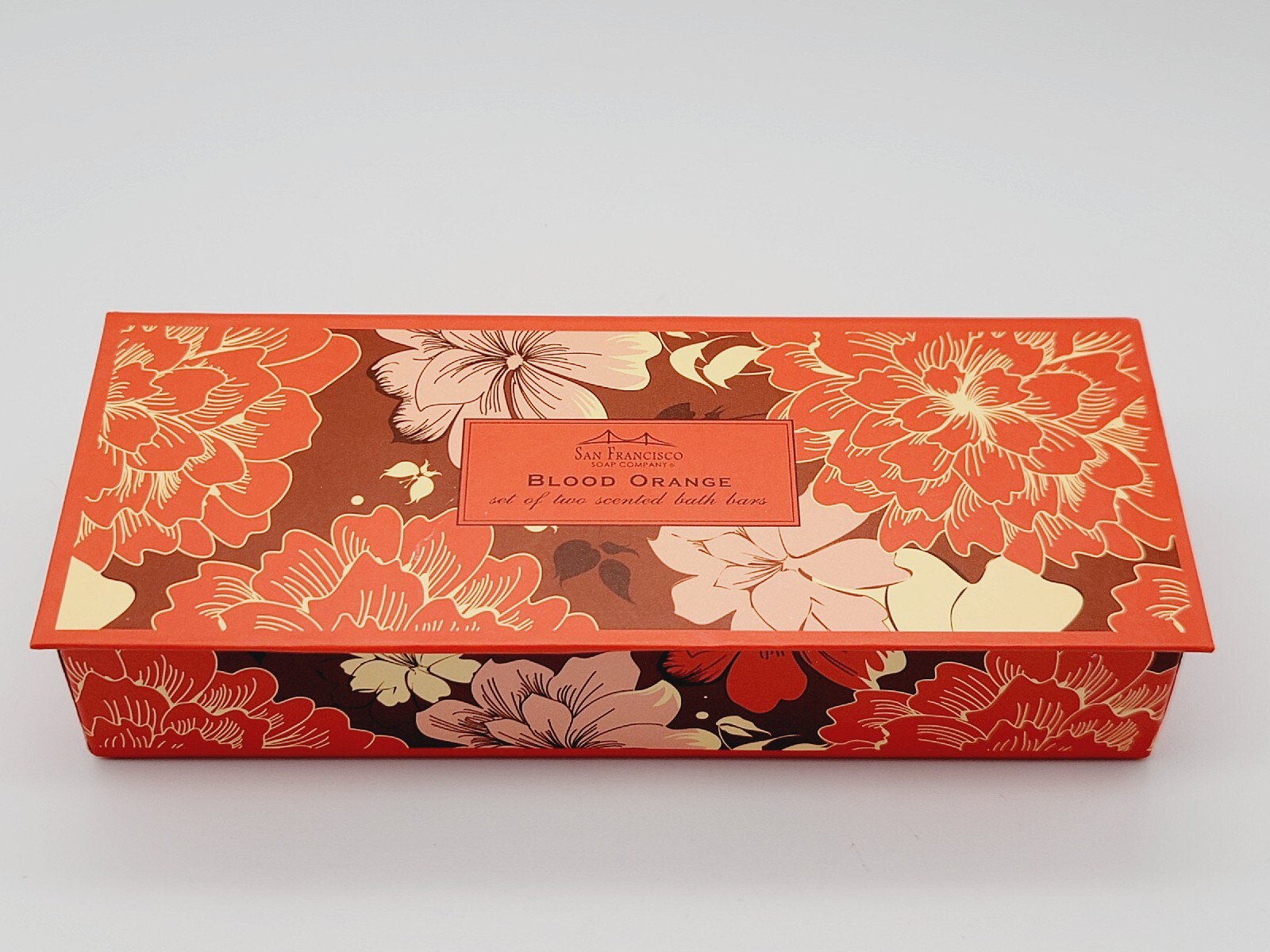 San Francisco Soap Company Blood Orange Set Of Two Scented Bars. 5oz Each Bar