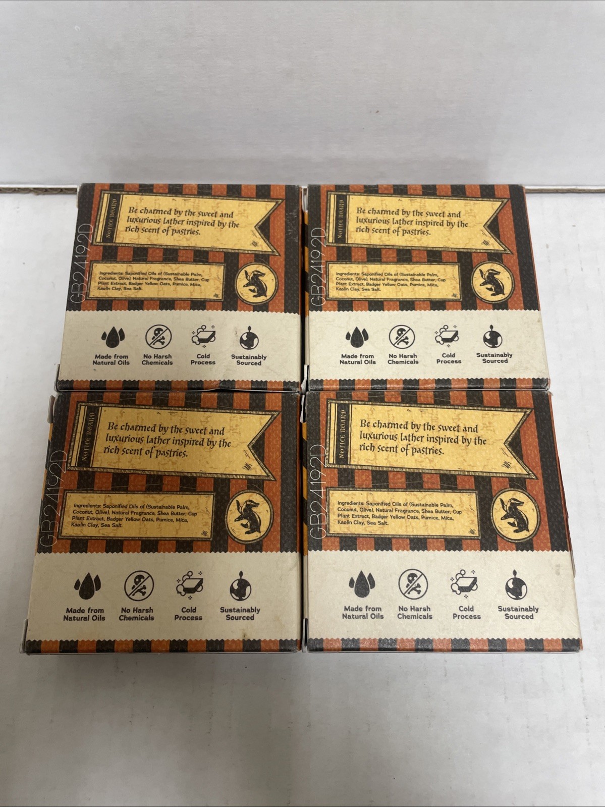 4x Dr. Squatch Harry Potter Hufflepuff Lather of the Loyal Limted Edit
