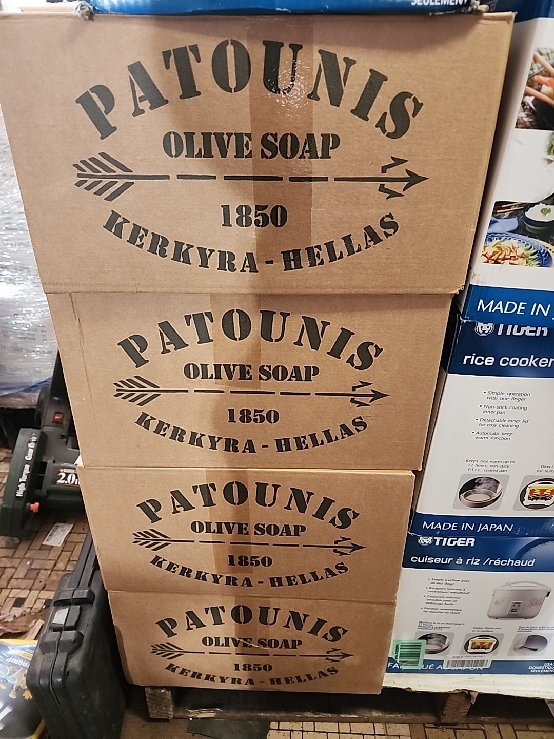 Patounis Green Olive Soap Flakes 250g