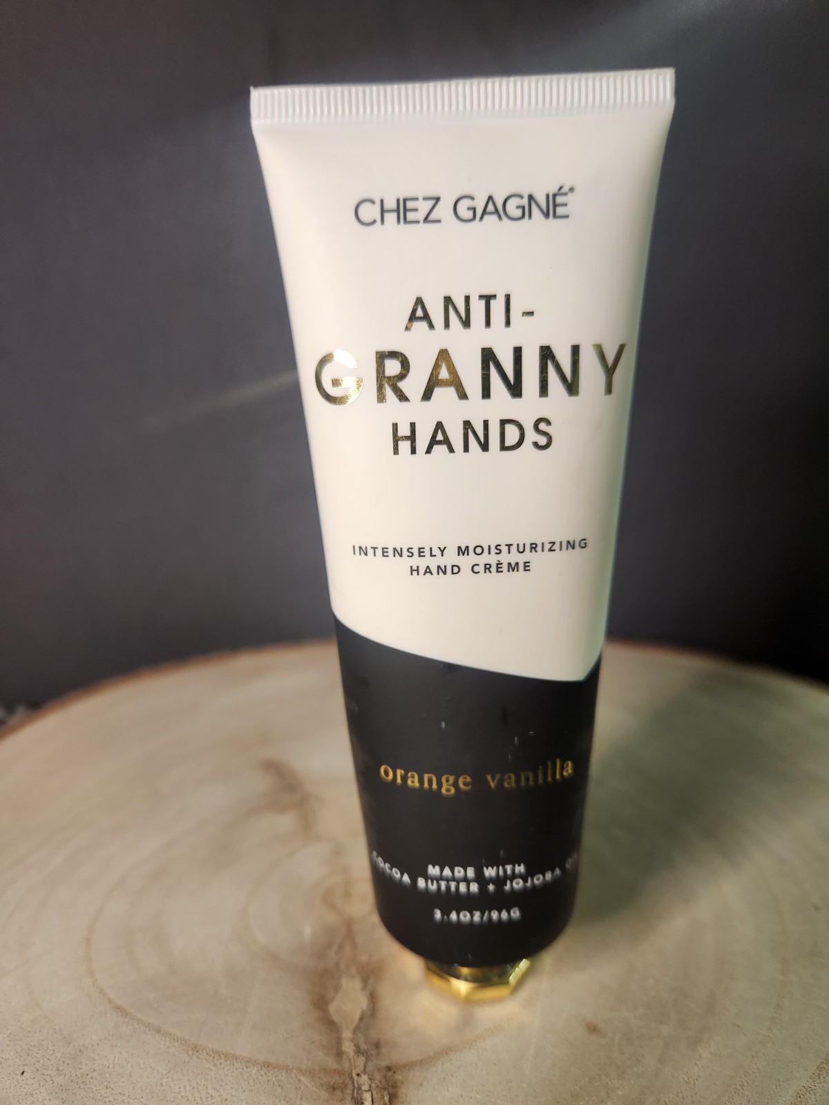 Chez Gagne~Anti Granny Hands~Moisturizing Orange Vanilla Vegan Hand Cream~3.4oz