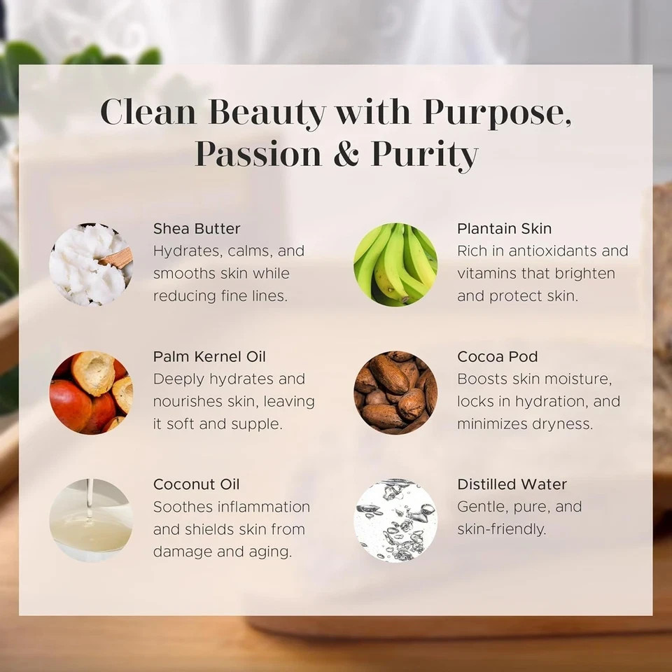 era of nature Best Raw ORGANIC AFRICAN BLACK SOAP, for Dry Skin and Skin Conditi