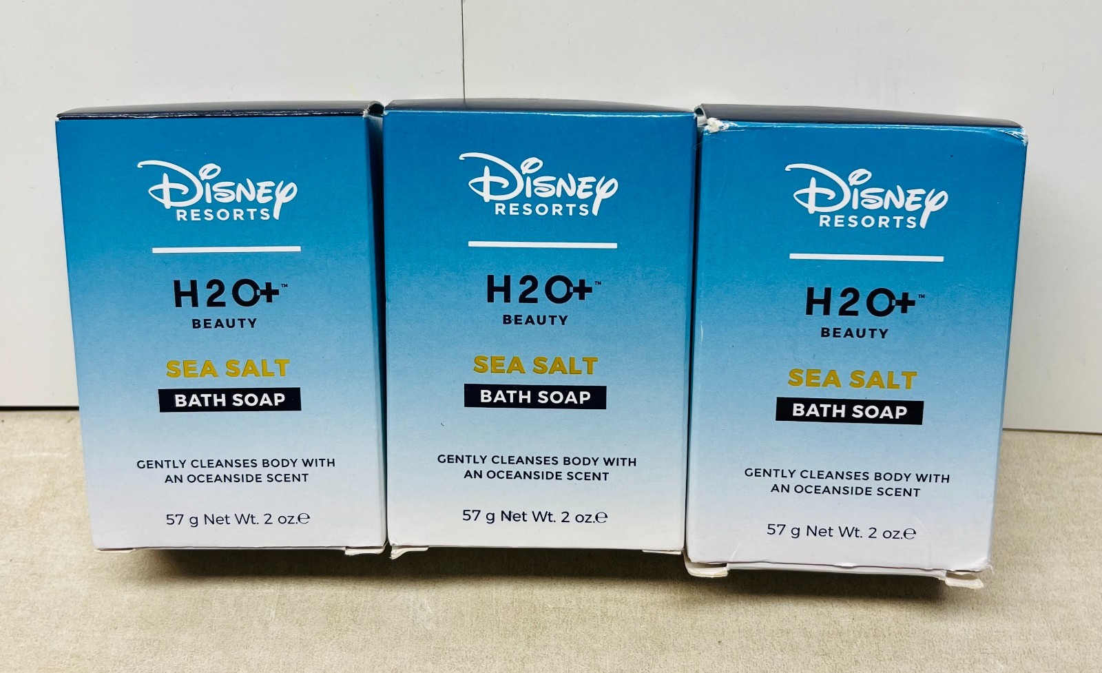Disney Resorts H2O+ Beauty Sea Salt Bath Soap 2 oz (3 Bars) NEW