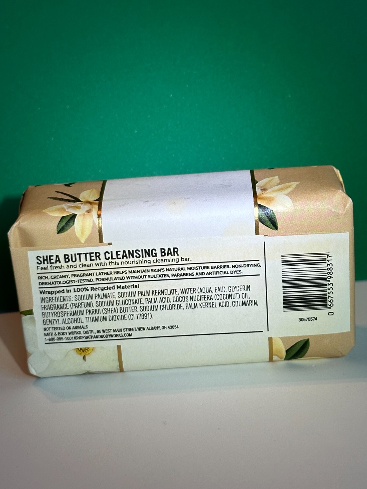 Bath & Body Works ~ VANILLA COCONUT ~ Shea Butter Cleansing Bar 5 oz