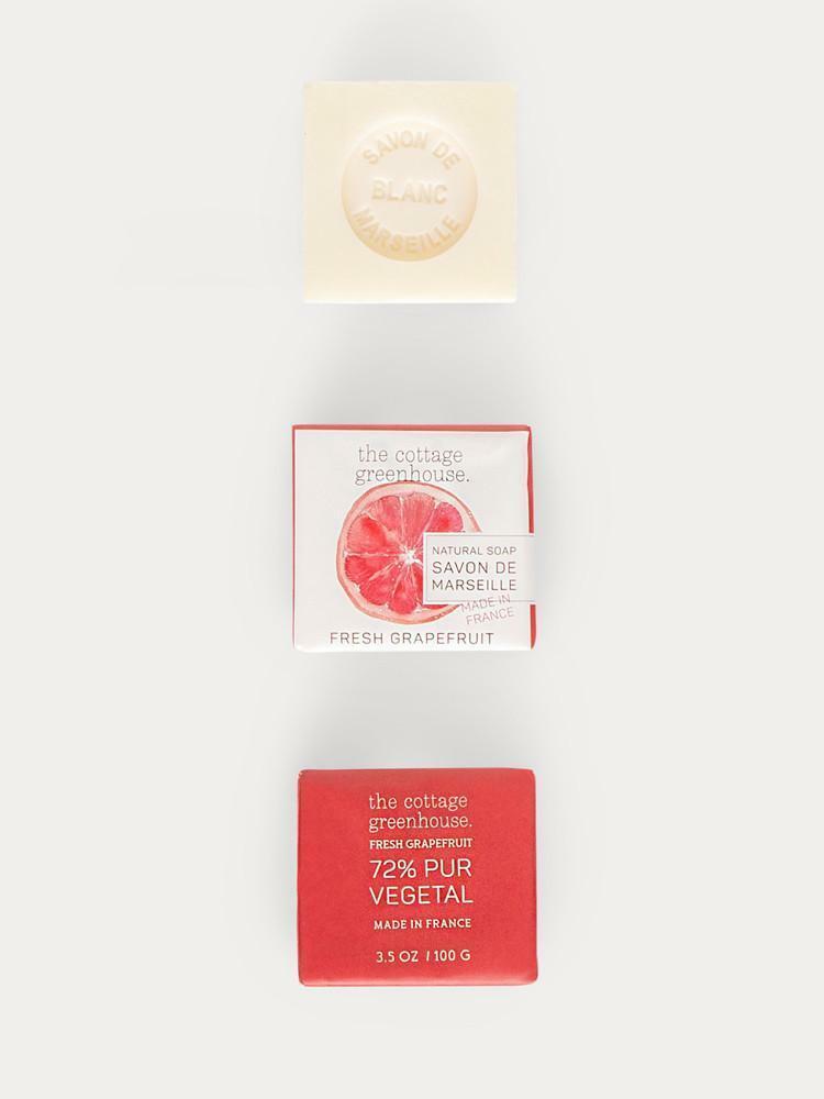 The Cottage Greenhouse – Fresh Grapefruit French Soap x 2 bars