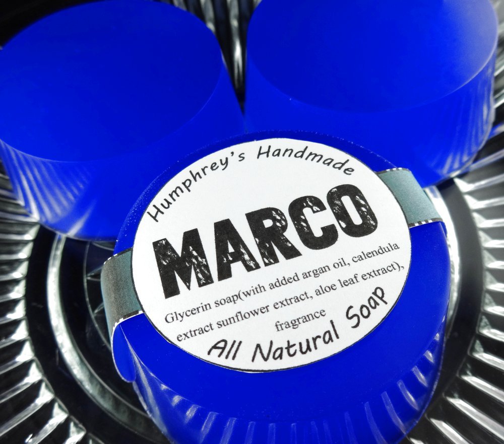 MARCO Polo Sport Men’s Soap Round Glycerin Bar Shave & Shampoo Beard Wash
