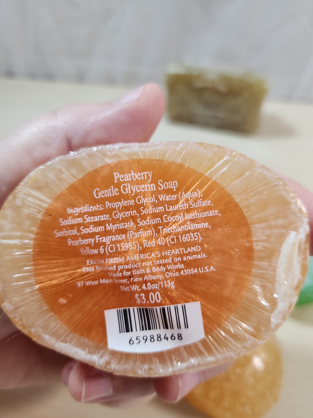 Vintage Bath & Body Works Glycerin Soap Massage Glacier Bay 6pcs Various Scents