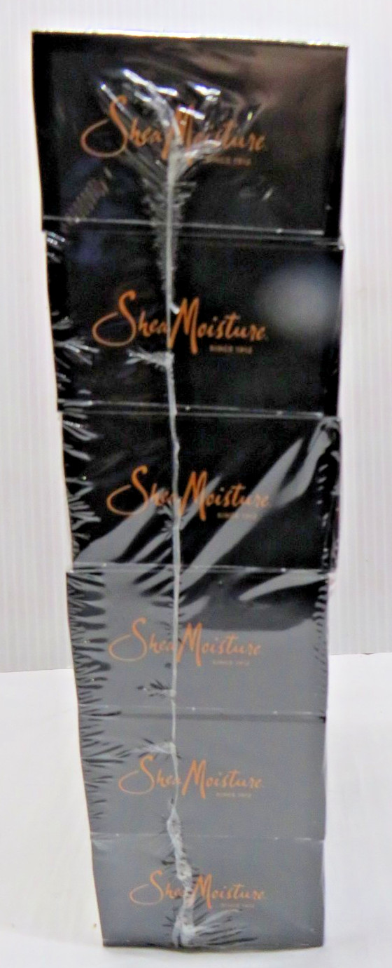 6 pk Shea Moisture Bar Soap African Black Soap 8 oz Ea Plant Based ALOE Palm Ash